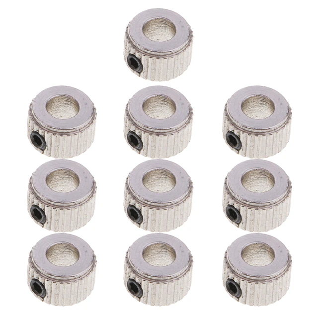 20PCS RC Aircraft Landing Gear Wheel Stoppers, 3.1mm Landing Gear Stopper  Set Stainless Steel RC Landing Gear Wheel Block Wheel Collar Landing Gear