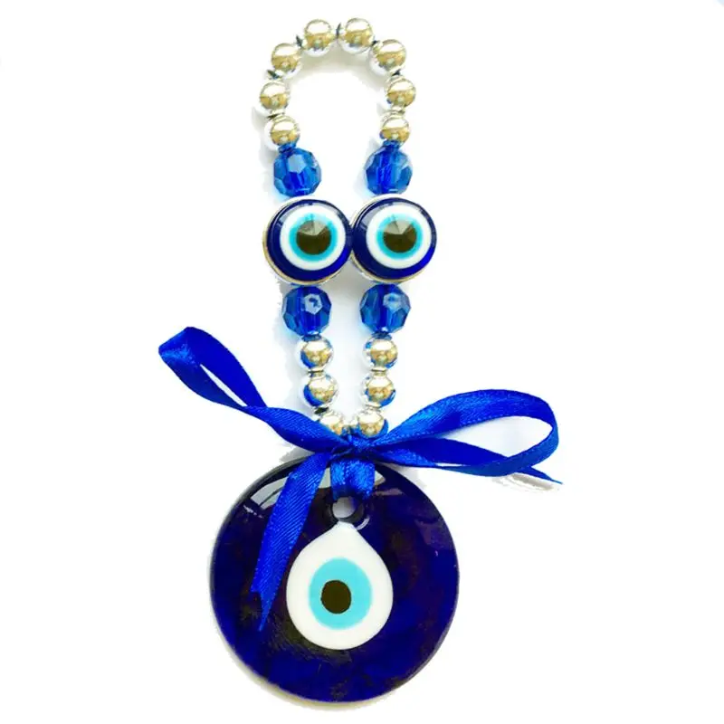 Турецкий синий злой брелок для ключей в форме глаза автомобильный брелок амулет счастливый кулон ювелирные изделия