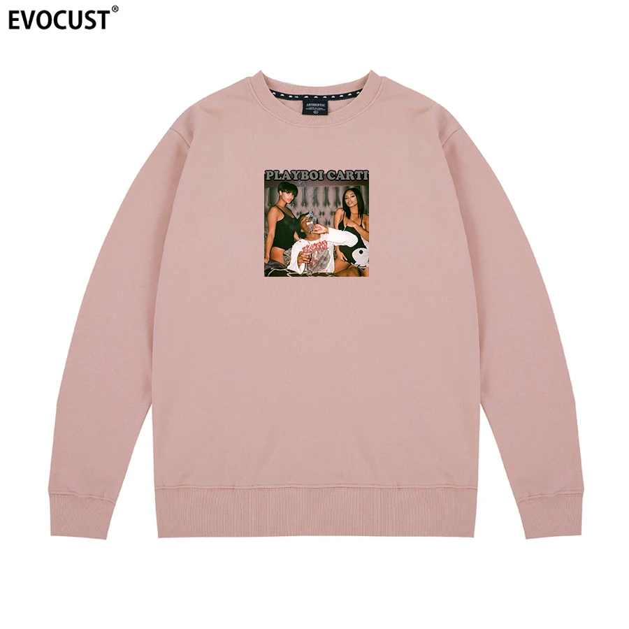 

Playboi Carti хип-хоп удивительные парни рэп винтажный Harajuku Графический Забавный рэпер толстовки Мужские Женские Унисекс чесаный хлопок