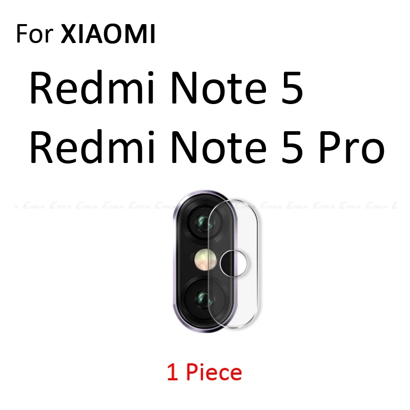 For Redmi Note 5 Pro Задняя Защитная пленка для объектива камеры из закаленного стекла для Xiaomi mi 9T 9 SE 6X A2 Lite A3 Red mi Note 8T 8 7 5 6 Pro PocoPhone F1 - Цвет: For Redmi Note 5 Pro