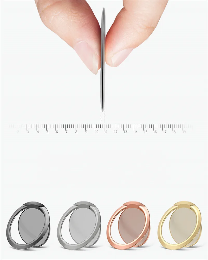 Универсальная роскошная металлическая розетка для мобильного телефона, подставка-держатель для iPhone 8, 7, XS, вращающееся кольцо-держатель на палец, магнитный автомобильный держатель