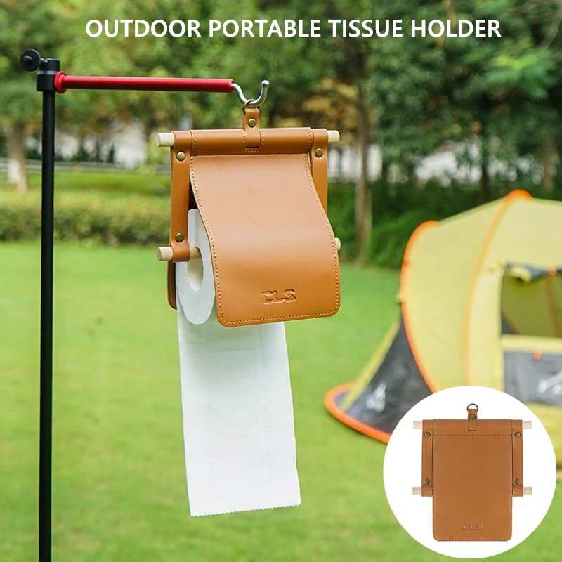 PortableOutdoorCampingToiletRollPaperHolderBathroomTentPicnic