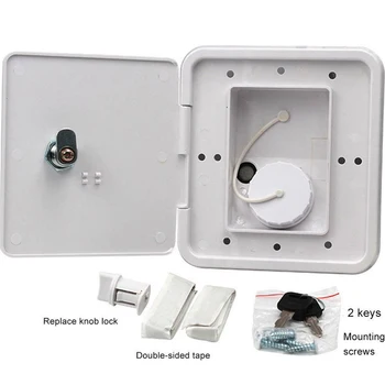 

Gravity Inlet Parts Hatch Cover Screws Square Water Intake Lockable for Caravans Water Filler _WK