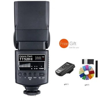 

Godox Thinklite Camera Flash TT520II with Build-in 433MHz Wireless for Signal Canon Nikon Pentax Olympus Lumix Cameras