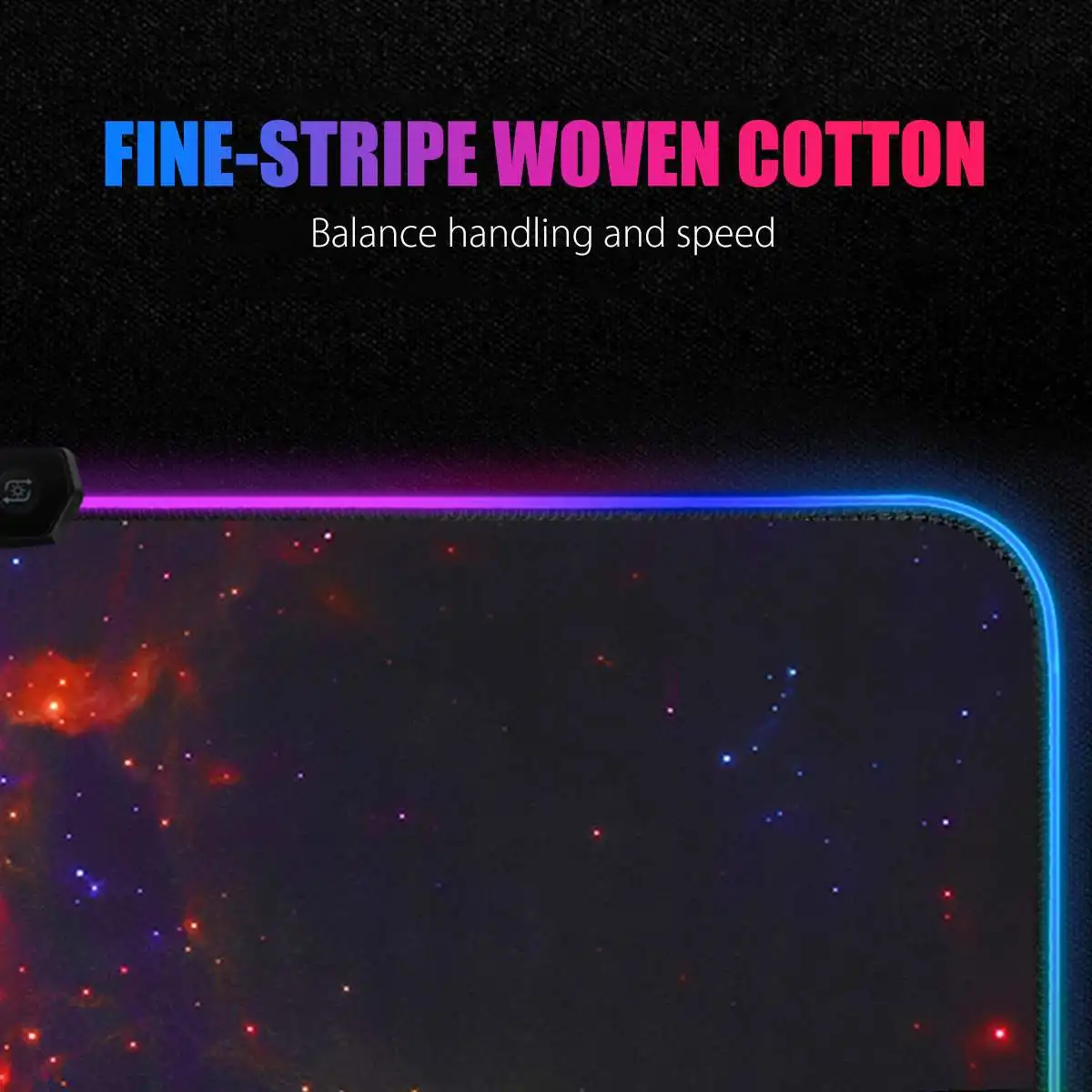  LED Gaming Mouse Pad RGB Large Gamer Mousepad USB Keyboard Computer Mat Desk Pad for PC Laptop Comp