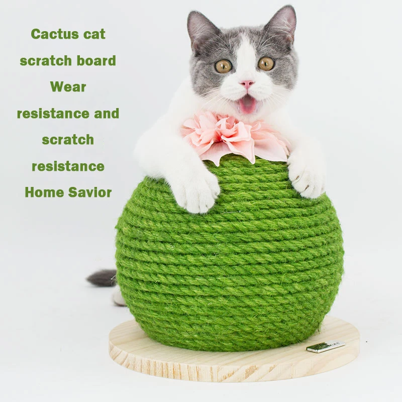 

Cactus cactus cat scratch board pet anti-scratch sofa grinding paw toy sisal cat climbing shelf cat supplies