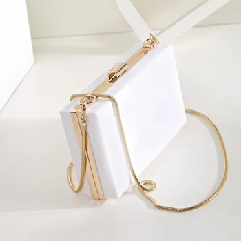 

NEW Women Evening Party Acrylic Box Purse Bag Wedding Handbag Shoulder Crossbody Bag