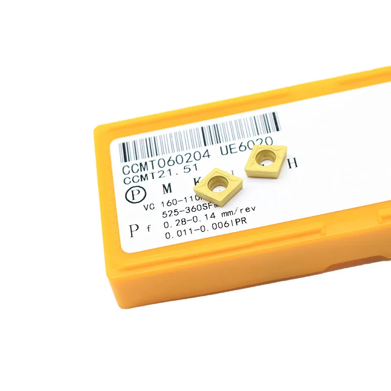CCMT060204 VP15TF/UE6020 твердосплавная вставка внутренний круглый токарный инструмент CCMT