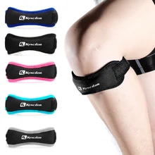 Новинка, Arbot, регулируемый наколенник, TendonStrap, протектор, защита, поддерживающий коврик, с поясом, спортивный наколенник, черный, Keenpads, для улицы