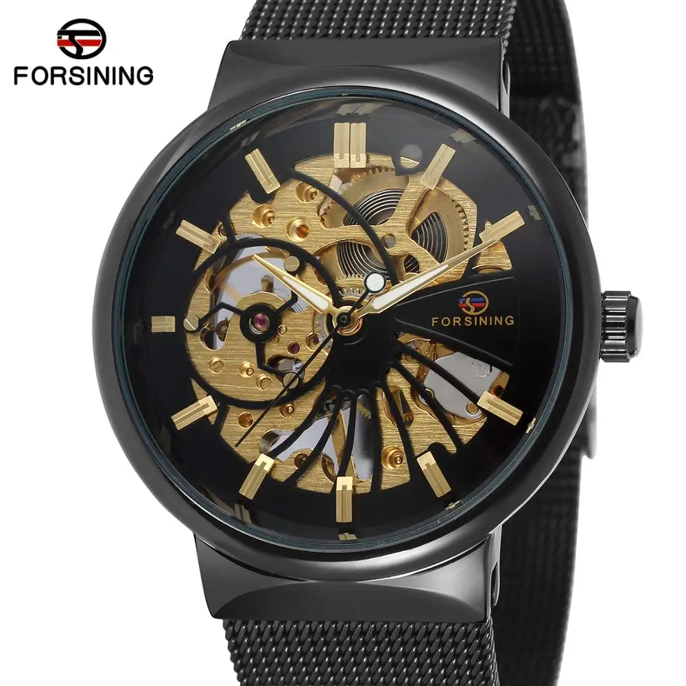 

Forsining 2020 Fashion Luxury Thin Small Dial Unisex Design Waterproof Watches Men Luxury Brand Skeleton Watch Male Wristwatch