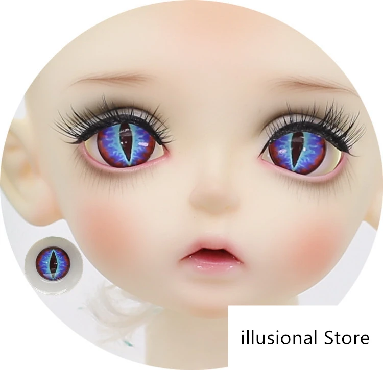 BJD SD кукольный глаз 12mm14mm16mm18mm глаза для кукол BJD куклы игрушки sd кошка глазное яблоко