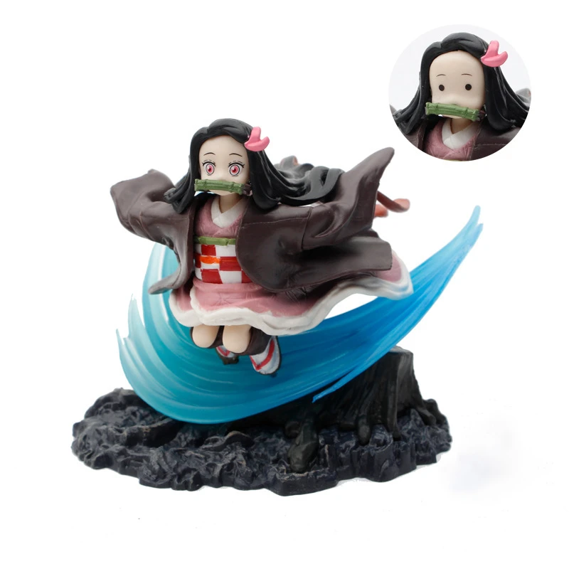 Kawaii Demon Slayer Japan Anime Pvc Figure Toys 11cm Cute Run Change Face Kamado Nezuko Dolls Room Decor Birthday Gift For Boys Action Figures Aliexpress