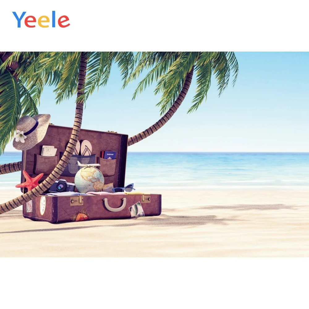 

Yeele Vinyl Photophone Beach Seaside Tropical Summer Shell Photo Backgrounds Photo Backdrops Photocall For Photo Studio Props