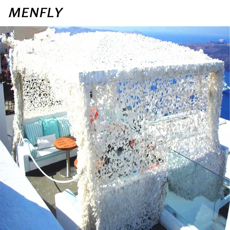 

MENFLY 4x8M Camouflage Mesh Belt Frame Wedding Decoration Tent Get Married Shading Netting Garden Theme Party Sun Shelter