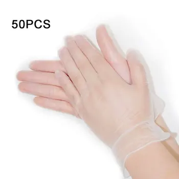 

Disposable Gloves Anti-Slip Acid Laboratory Gloves Anti-Oil And Anti-Static Gloves Pvc Protective Gloves 50/100Pcs