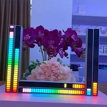 

LED Strip Light Sound Control Pickup Rhythm Light Music Atmosphere Light RGB Colorful Tube USB Energy-Saving Ambient Lamp