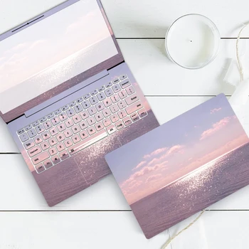 

ABC Laptop Skin Sunset Ocean Sky Laptop Decorative Stickers for Macbook Air Xiaomi Lenovo Hp15 Acer Vinyl Sticker Keyboard