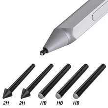 

5pcs Pen Tips Stylus Pen Nib HB HB HB 2H 2H Replacement Kit For Microsoft Surface Pro 7/6/5/4/Book/Studio/Go