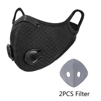 

1pcs HOT SALE Mask With Breathing Valve/Double ValveFilter Protective Face Mask Fold Masks Anti Pollution Dustproof Masks