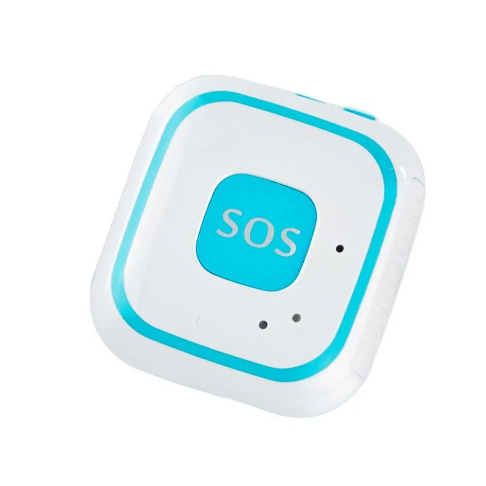 GSM GPRS gps для пожилых детей старшего возраста кнопка SOS Аварийная сигнализация V28 сигнализация падения в режиме реального времени отслеживание Двусторонняя говорящая гео-забор уход - Цвет: Blue