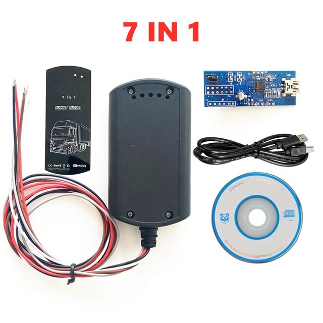 Emulator System Box 9 IN 1 For MEN/MB/SCANIA/IVECO/DAF/RENAULT/CUMMINS Ad Blue 9in1 SCR&NOX A+Version Full Chip 7 8 IN 1