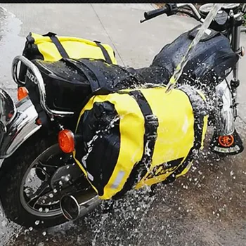 

High Capacity 100% Waterproof Motorcycle Tail Bags Durable Rear Motocross Seat Bag Motorcycle Saddle Bag Knight Travel Luggage