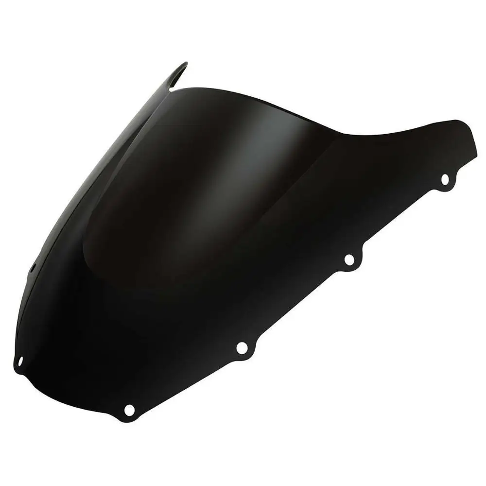 Мотоцикл двойной пузырь лобовое стекло экран для Yamaha Honda Kawasaki Ninja ZX9R ZX-9R ZX900 прозрачный/черный - Цвет: F2
