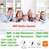 JIENUO 5MP Wifi Camera IP 1080P High Definition Outdoor Waterproof Audio Cctv Security Surveillance Wireless Onvif Home Camera ► Photo 2/6