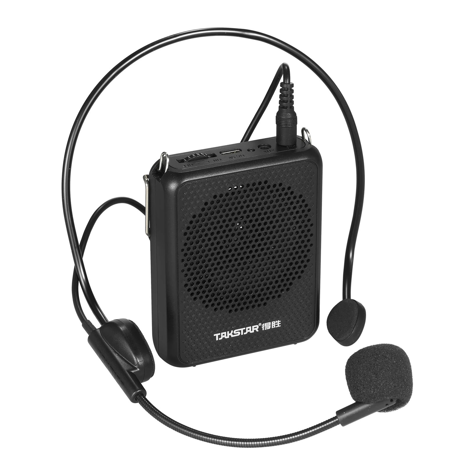 

TAKSTAR E126A Megaphone Rechargeable Sound Amplifier with Wired Headmount Microphone & Waistband for Teaching Training Singing