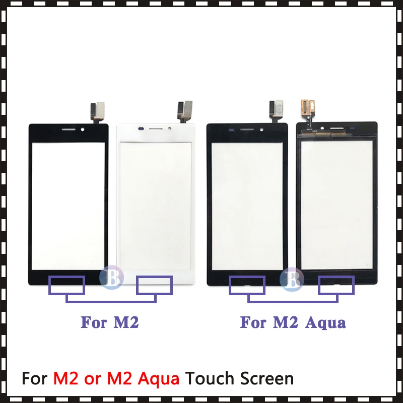 10 шт./лот 4 8 &quotдля Sony Xperia M2 S50H D2302 D2303 D2305 D2306 и Aqua D240 сенсорный экран дигитайзер