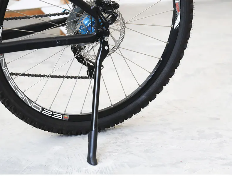 Велосипед kickstand 170g для быстрого крепления зажима 26/27. 5/29in 700C использовать ЧПУ анодизированный сплав боковой опорный стенд