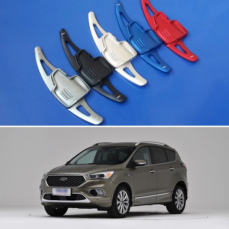 

For Ford Kuga 2016-2019 Aluminum Car Steering Wheel Shift Paddle Shifter Gear Extention