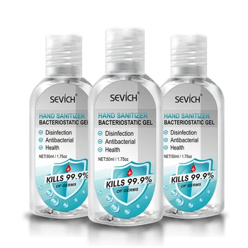 

Sevich 50ml Hand Sanitizer Bacteriostatic Gel Anti-Bacteria Moisturizing Liquid Disposable No Clean Waterless Antibacterial Hand