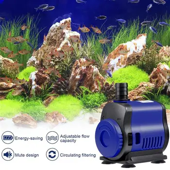 

UEETEK 14W Aquarium Small Submersible Water Pump For Fountains Ponds Aquarium Fish Tank With US Plug