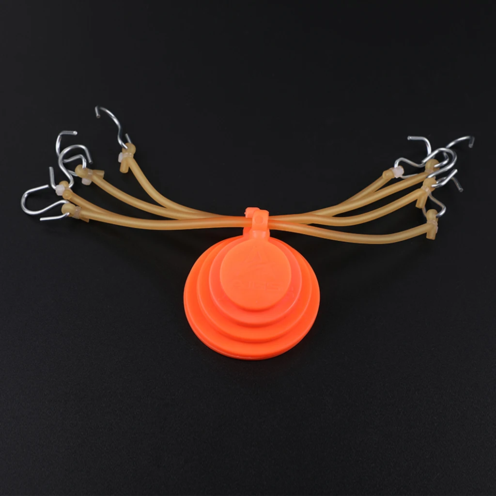 4pcs Silicone Spinner Target 3/4/5/6cm Slingshot Swinging Spinning Targets 