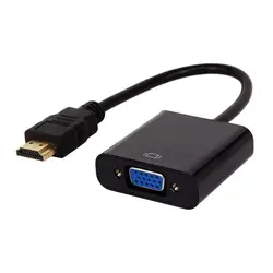 Адаптер hdmi-vga кабель 1080P Завод прямых продаж HDMI к VGA с чипом 1080 p hdmi кабель