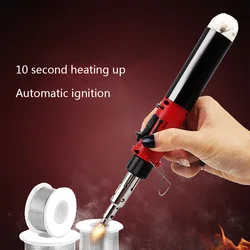 Fer à souder sans fil au gaz Butane 10 en 1 à auto allumage, Kit de torche à souder, outil de qualité supérieure, HS 1115K 