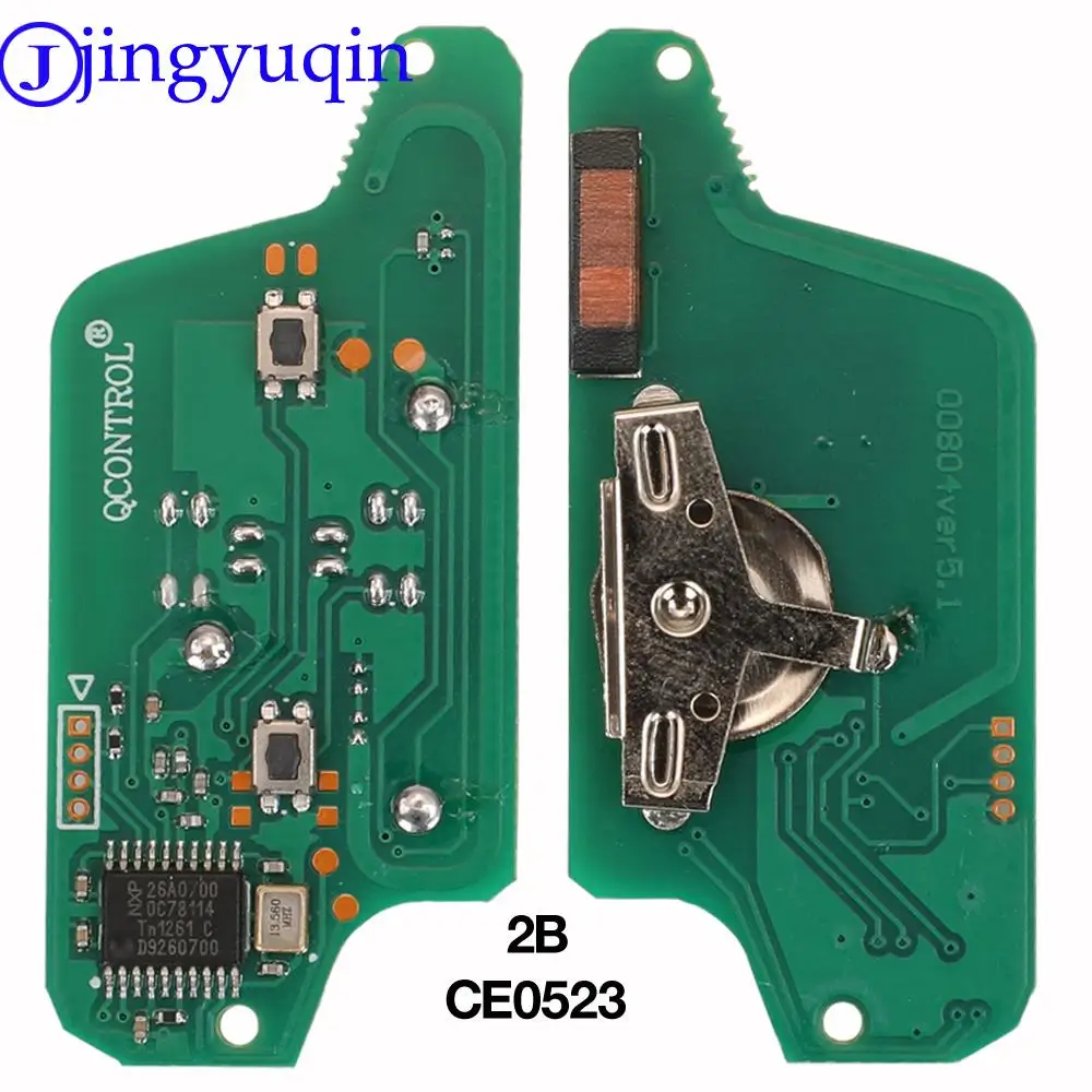 Remote key circuit board for Citroen C2 C4 C5 C6 Picasso for Peugeot 207 307 308 407 607 ASK/FSK CE0523/CE0536 key case car key shell car remote key car key key shell