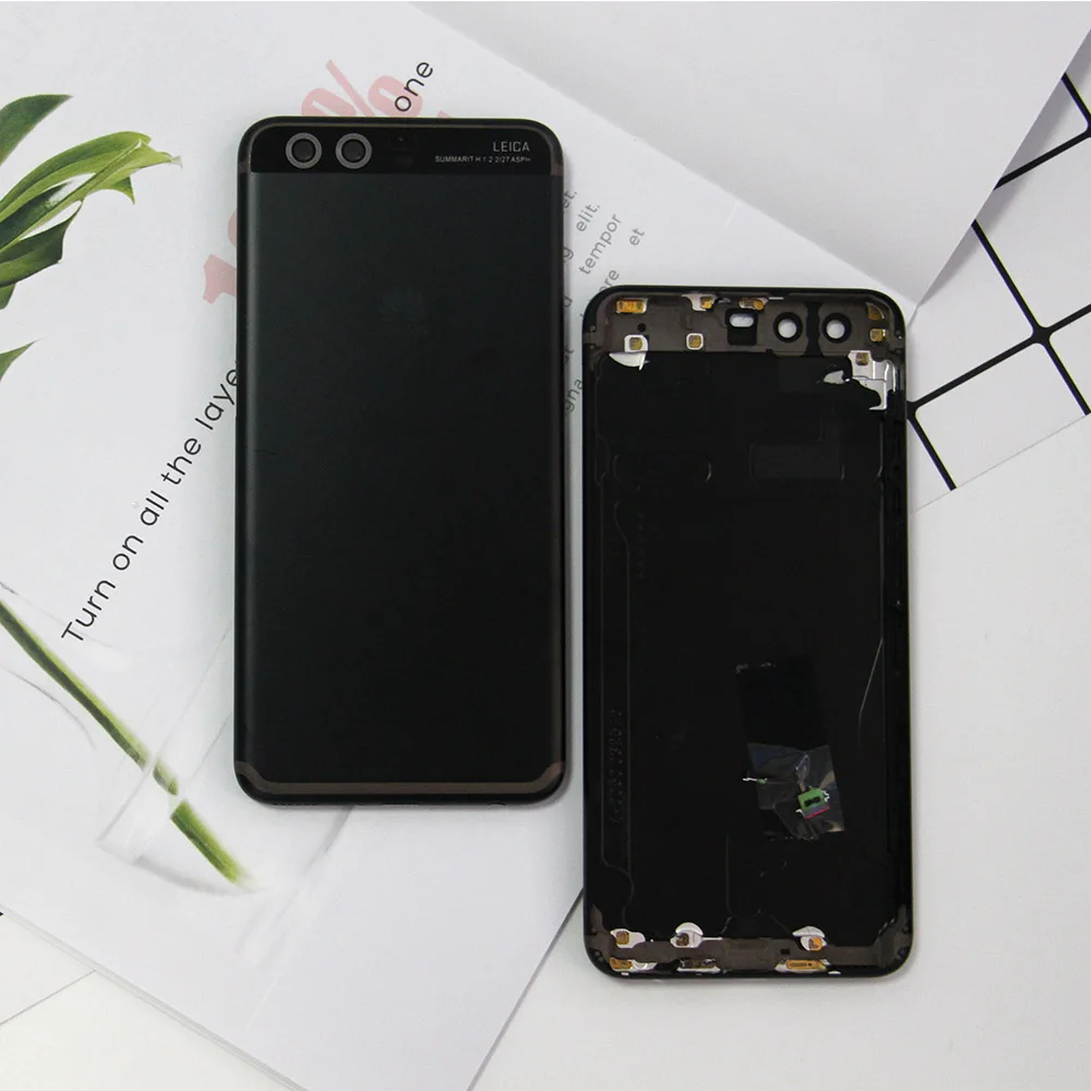 E-family 5," для huawei P10 VTR-AL00 VTR-L09 VTR-L29 VTR-TL00 задняя Батарея крышка дверца батарейного Корпус задней части+ боковых кнопок+ Камера объектив