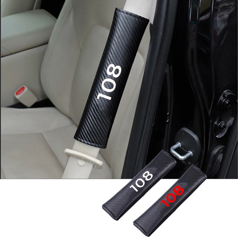 Per Peugeot 108 Pu Cuscinetti Per Cintura Di Sicurezza Per Auto Di Moda 2 Pezzi