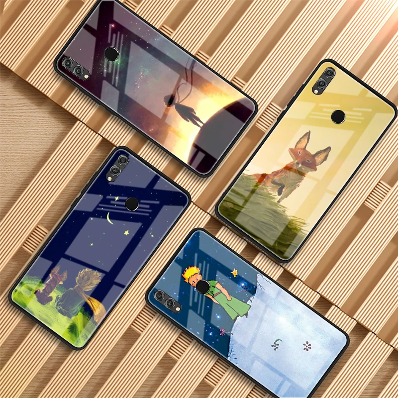 

little Prince Tempered Glass Phone Case For Huawei P20 P30 lite P20 P30 PRO MATE 20 lite 20 PRO Honor 10
