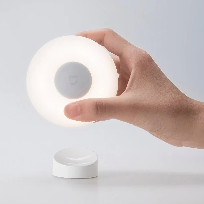 Оригинальный светодиодный индукционный ночник Xiaomi Mijia 2 лампы с регулируемой