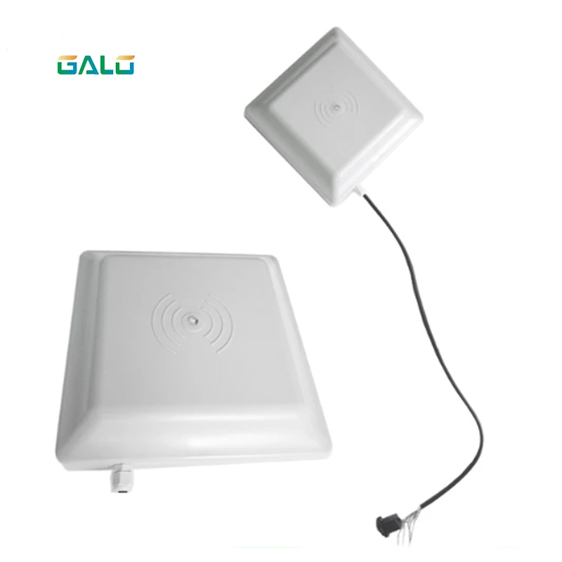 UHF RFID кард ридер 6 м длинный диапазон 8dbi антенна RS232/RS485/Wiegand считывание