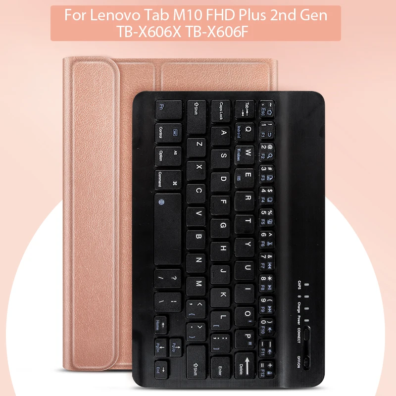 

Case for Lenovo Tab M10 FHD Plus 10.3 TB-X606F TB-X606X Wireless Bluetooth Keyboard Full Protective Portable Keyboard Case Cover