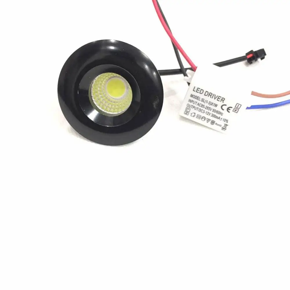 Dc12v rzucili prawdziwe Luces Led 1 sztuk/partia Mini typu downlight białe okrągłe sufitowe lampy punktowe panel oświetlenio | Освещение