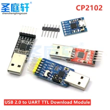 Cp2102 5pin usb para ttl 485 232 módulo 6pin serial uart conversor ft232 substituição stc adaptador módulo 3.3v/5v potência para arduino