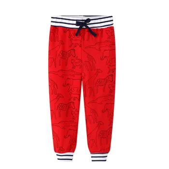

Jumping Meters New Red Animals Print Children's Sweatpants for Autumn Spring Baby Long Pants Toddler Trousers Pants Boys Girls