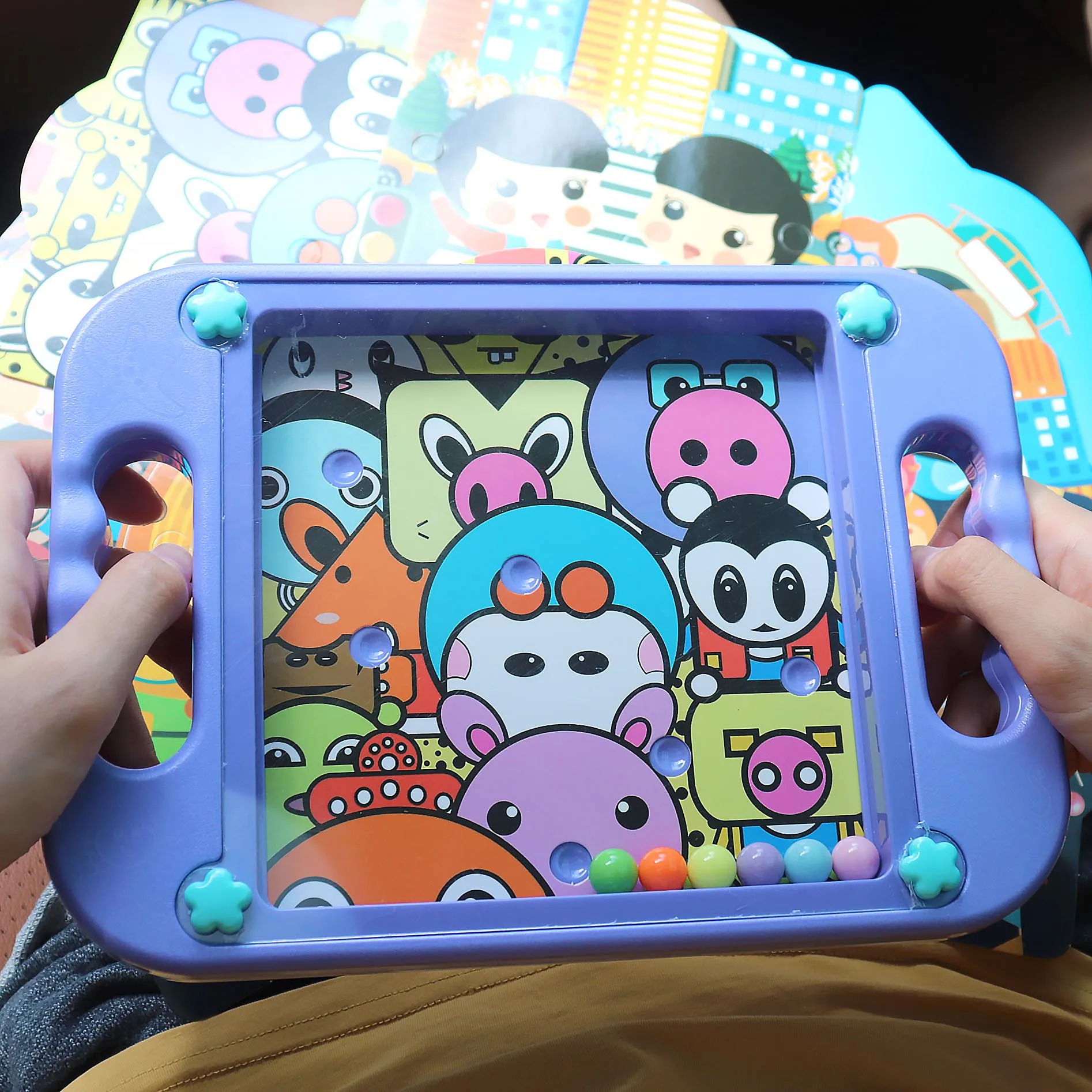 3D обучающая игра головоломка игрушка для детей балансирующие мячи портативная