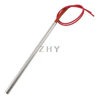 

AC 380V 350W 8mm x 180mm Red Wire Lead Cartridge Heater Heating Element