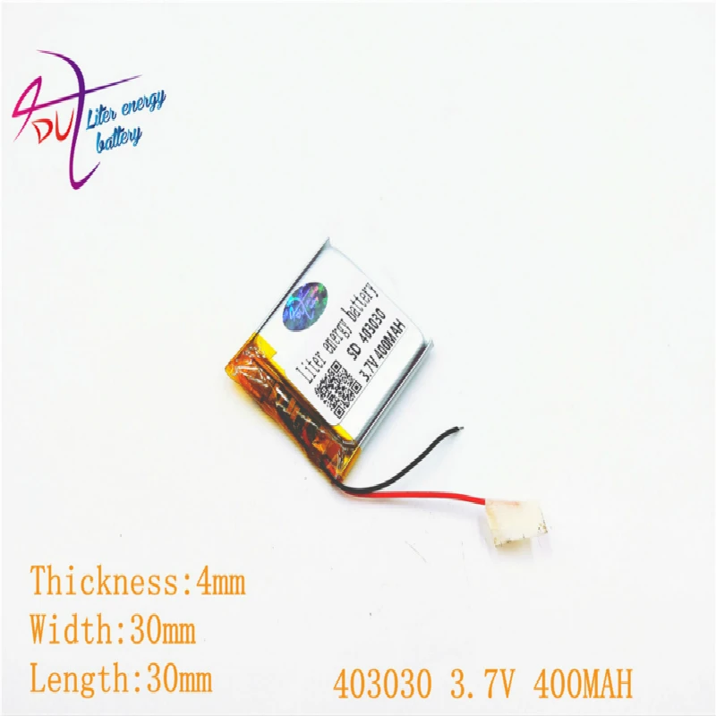 Литий-полимерные Li-Po литий-ионные аккумуляторные батарейки 403030 3 7 В 400 мАч для Mp3 MP4
